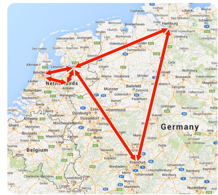 Serverius offers dual data center network connectivity from Dronten and Meppel